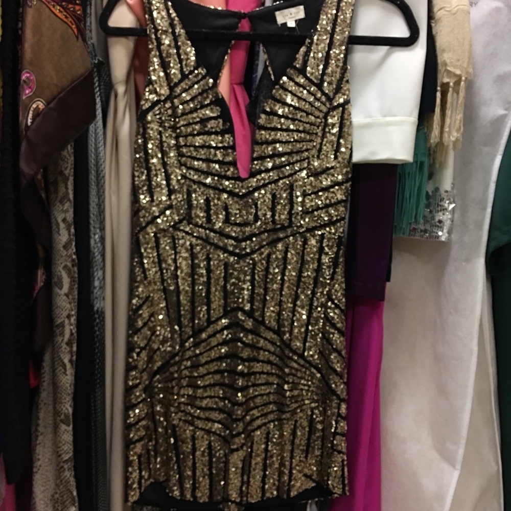 Sequin mini dress